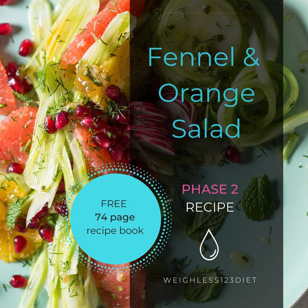 Fennel and Orange Salad Weighless 123 Diet