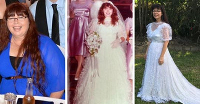 Fits into wedding dress she wore 33 years earlier!