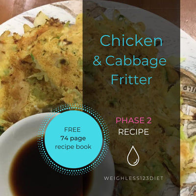 Chicken & Cabbage Fritter
