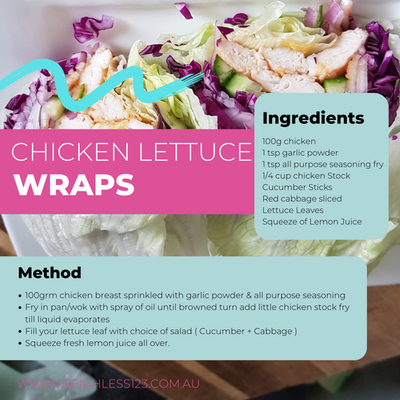 Chicken Lettuce Wrap