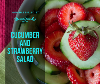 Cucumber and Strawberry Salad