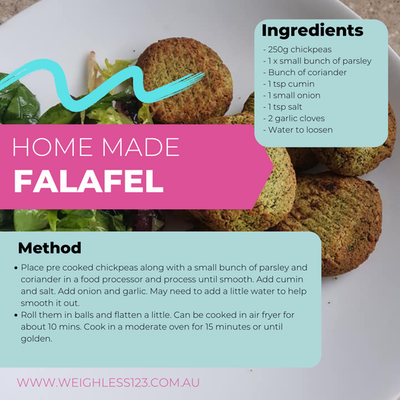 Home made Falafel