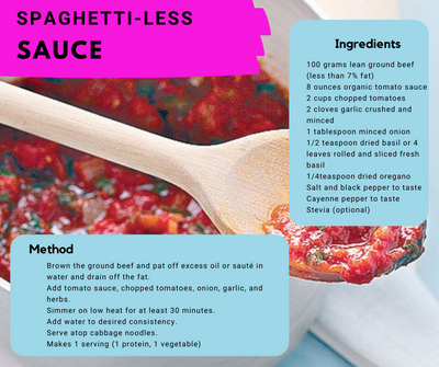 Spaghetti-Less Sauce