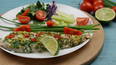 Baked Thai Fish! Perfect lunch or dinner Recipe!