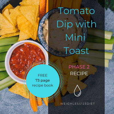 Tomato Dip with Mini Toast