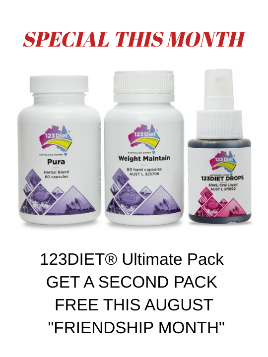 123DIET® Ultimate Pack GET A SECOND PACK FREE THIS AUGUST "FRIENDSHIP MONTH"