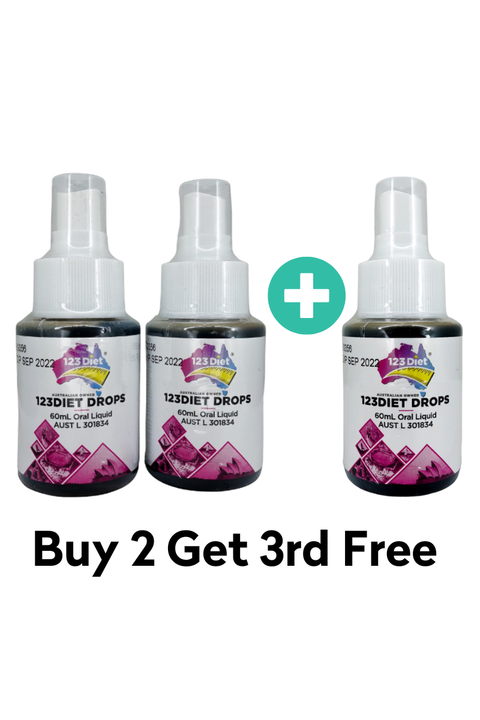 BUY 2 GET 3RD FREE 123DIET DROPS Expiration of product end of January 2026