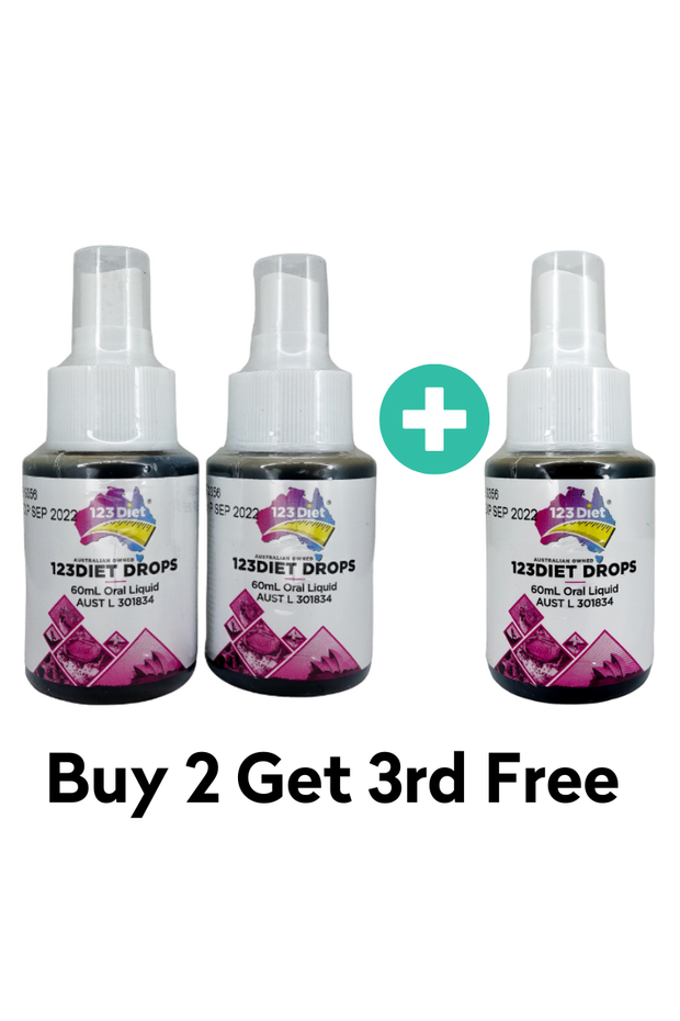 BUY 2 GET 3RD FREE 123DIET DROPS Expiration of product end of January 2026